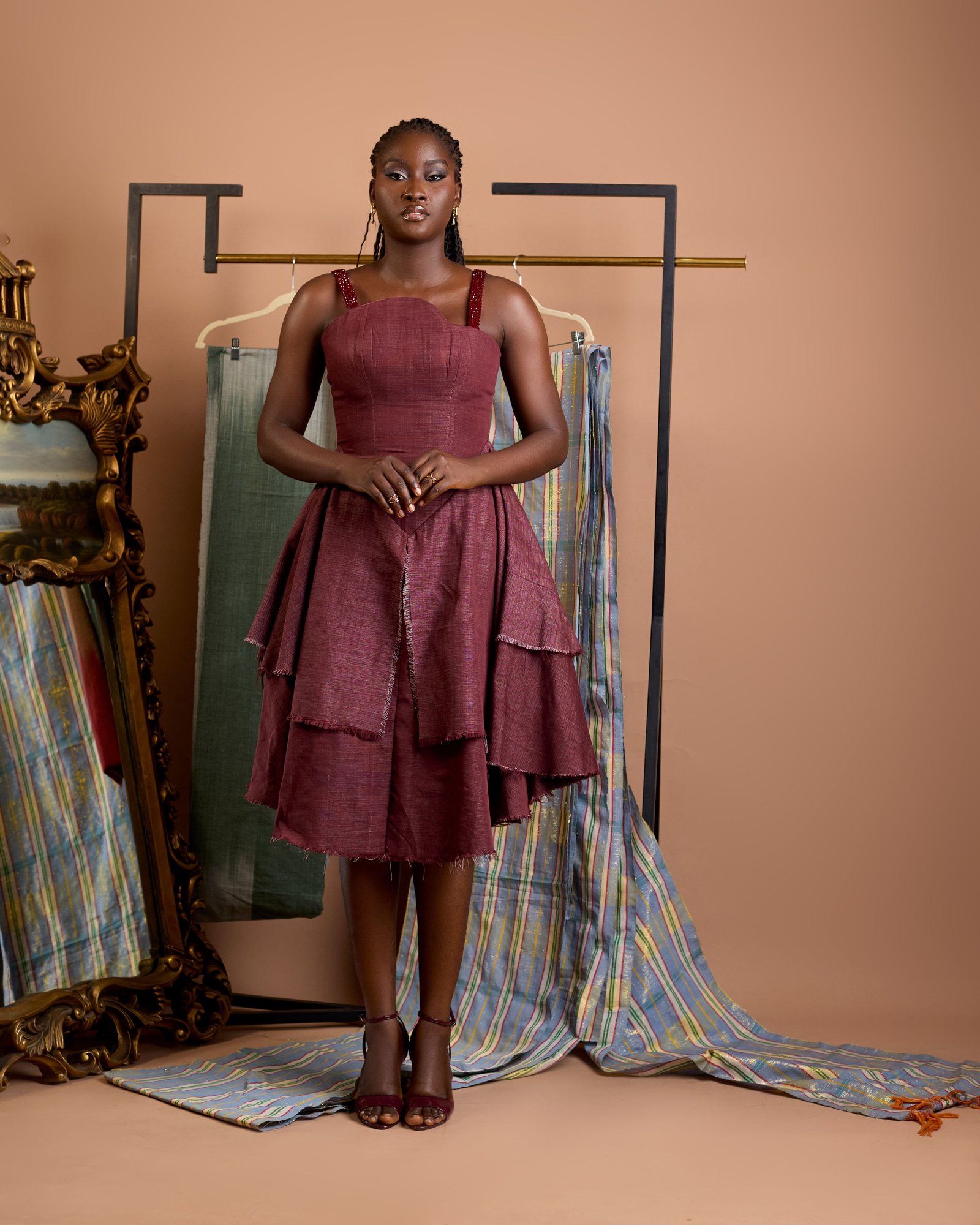 Firdaus Architectural Two-Step Tsaki Gown